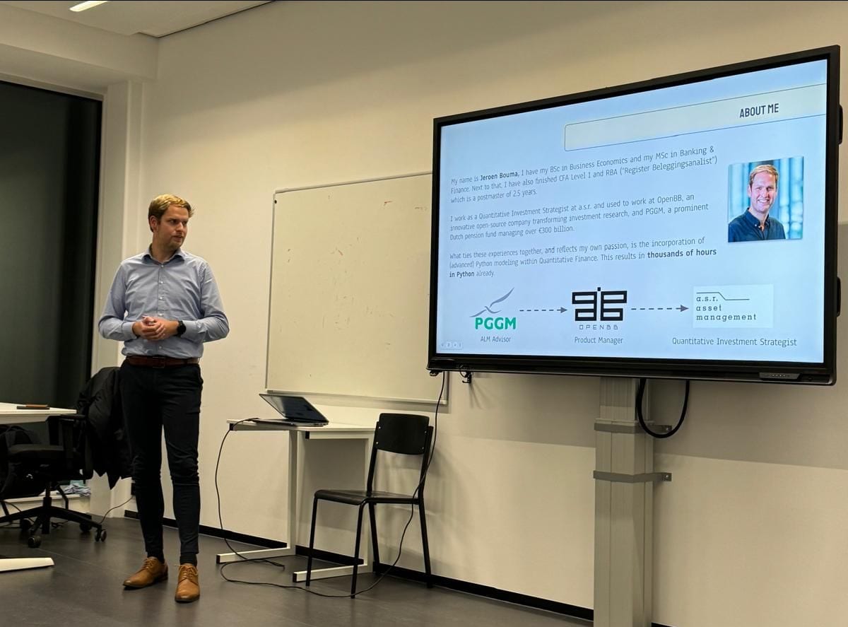 Speaker at the Student Capital Society Rotterdam